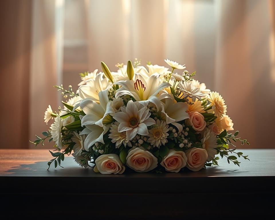 cuidado de flores para funeral