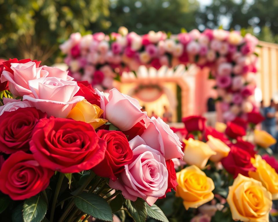 colores de las rosas en eventos especiales